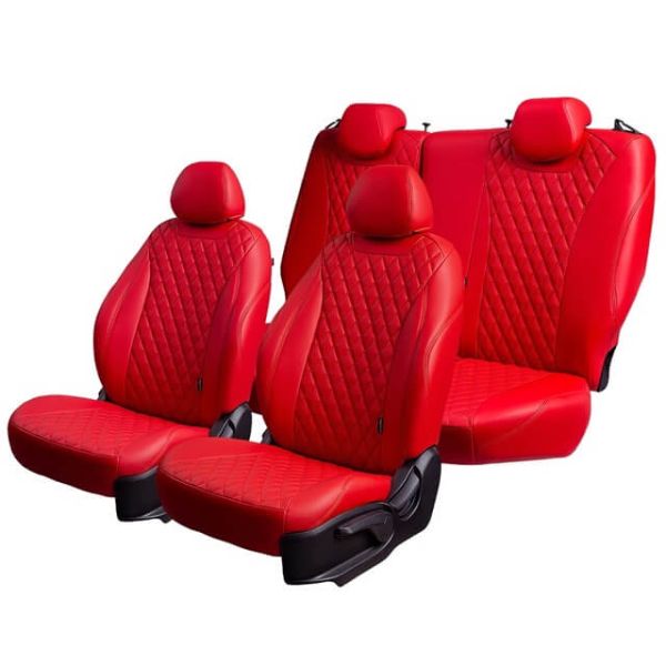 Чехлы Премиум Экокожа Байрон Ромб на Skoda Yeti 2009-2018 г.в. Чехлы Премиум Экокожа Байрон Ромб на Skoda Yeti 2009-2018 г.в.