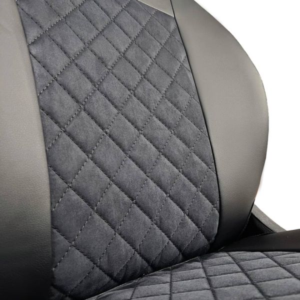 Чехлы Алькантара на Skoda Yeti 2009-2018 г.в. Чехлы Алькантара на Skoda Yeti 2009-2018 г.в.