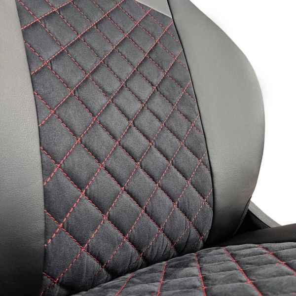 Чехлы Алькантара на Skoda Yeti 2009-2018 г.в. Чехлы Алькантара на Skoda Yeti 2009-2018 г.в.