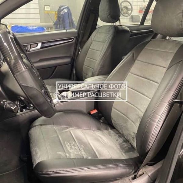 Чехлы Автопилот Алькантара на Skoda Yeti 2009-2018 г.в. Чехлы Автопилот Алькантара на Skoda Yeti 2009-2018 г.в.