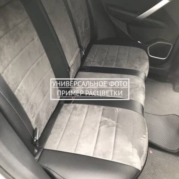 Чехлы Автопилот Алькантара на Skoda Yeti 2009-2018 г.в. Чехлы Автопилот Алькантара на Skoda Yeti 2009-2018 г.в.