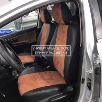 Чехлы Автопилот Алькантара на Skoda Yeti 2009-2018 г.в. Чехлы Автопилот Алькантара на Skoda Yeti 2009-2018 г.в.