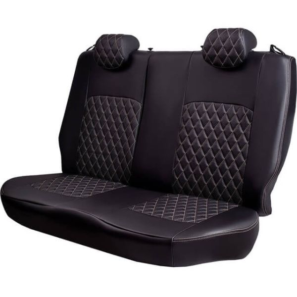 Чехлы Экокожа Турин Ромб на Skoda Yeti 2009-2018 г.в.