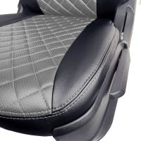 Чехлы Экокожа Ромб на Skoda Yeti 2009-2018 г.в. Чехлы Экокожа Ромб на Skoda Yeti 2009-2018 г.в.